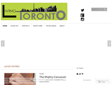 Tablet Screenshot of livingtorontojournal.com